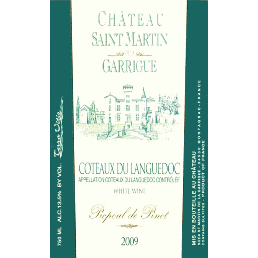 Chateau St. Martin de la Garrigue Picpoul de Pinet 2019