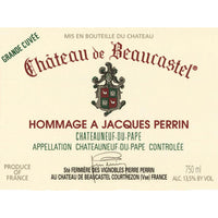 Chateau de Beaucastel Hommage Jacques Perrin Chateauneuf-du-Pape 2018