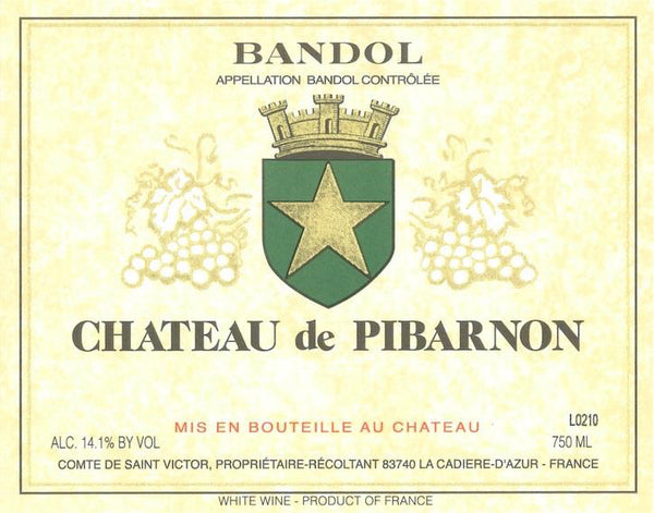 Chateau de Pibarnon Restanques Bandol Rouge 2019