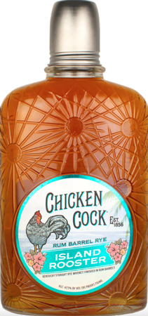 Chicken Cock Island Rooster Rum Barrel Rye 750mL
