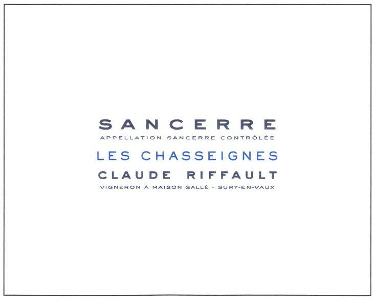 Claude Riffault Sancerre Les Chasseignes 2021