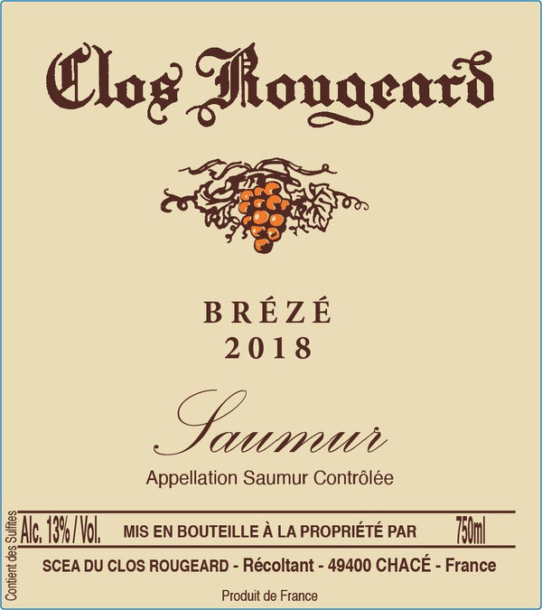 Clos Rougeard Saumur Blanc Breze 2019
