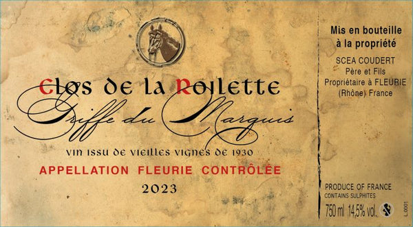 Clos de la Roilette Fleurie Beaujolais 2023