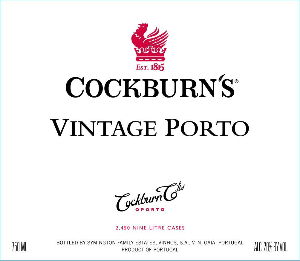 Cockburn's Vintage Port 2016