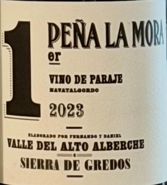 Comando G Pena la Morra Vino de Paraje Sierra de Gredos 1er Cru 2023