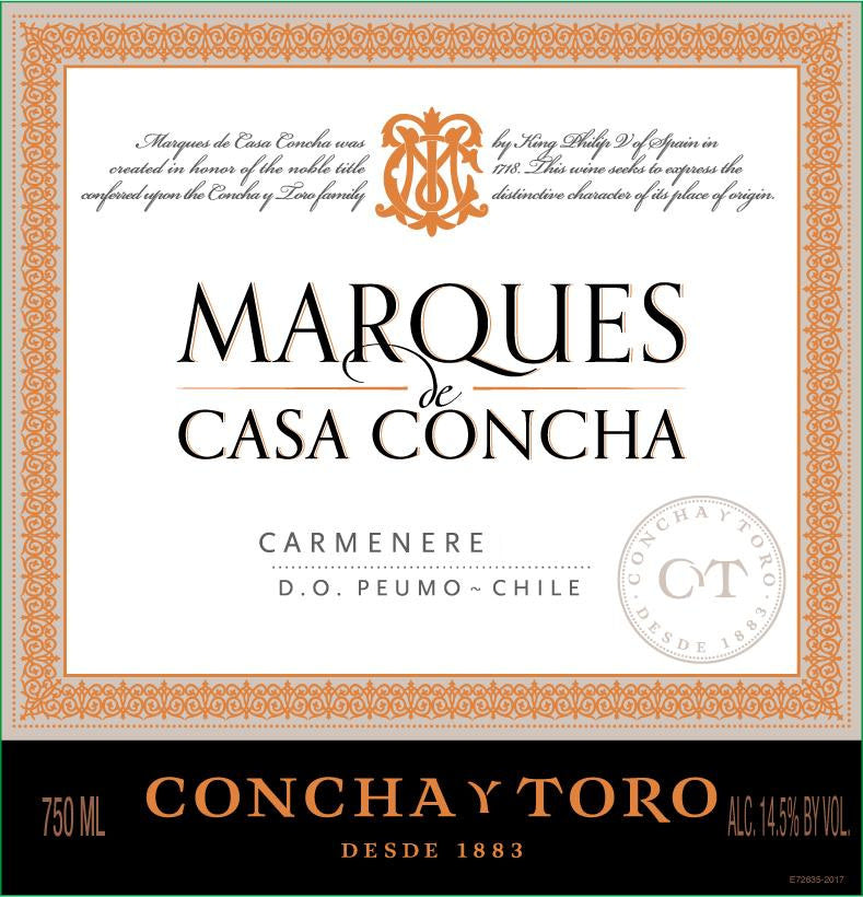 Concho y Toro Terrunyo Carmenere 2019