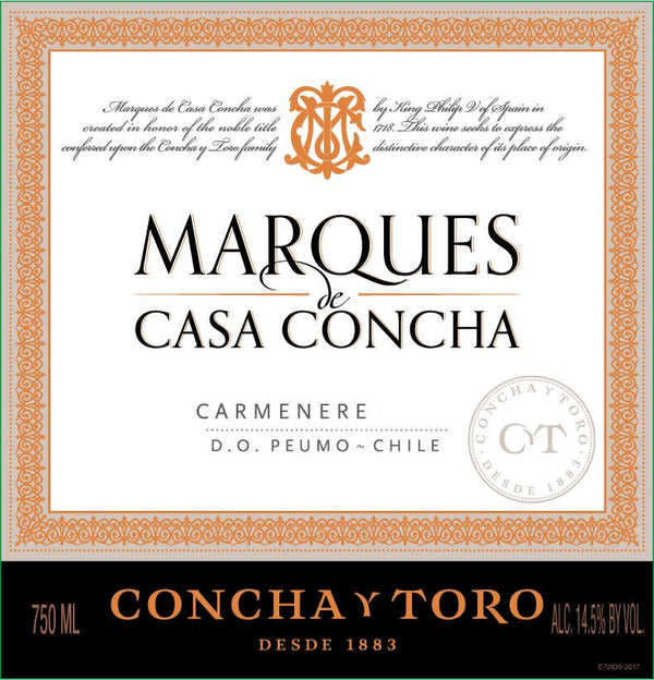 Concho y Toro Terrunyo Carmenere 2019