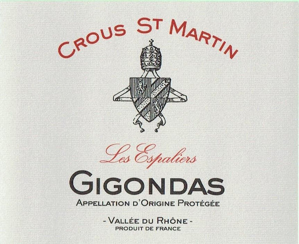 Crous St Martin Gigondas Les Espaliers 2023