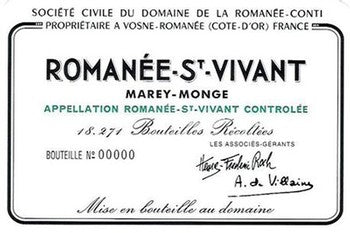 Domaine de la Romanee-Conti DRC Romanee St. Vivant Grand Cru 2019