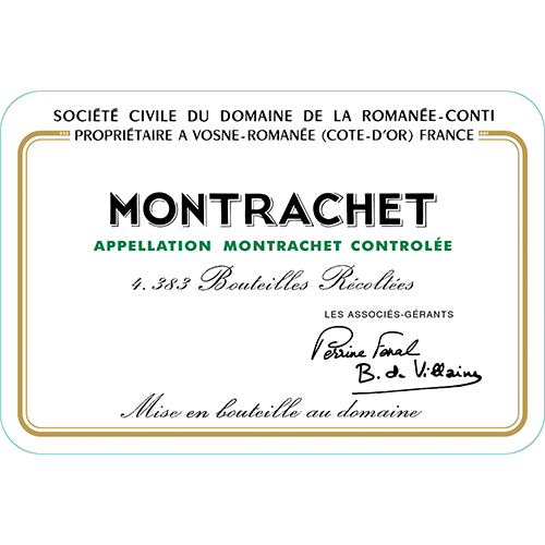 Domaine de la Romanee-Conti Le Montrachet Grand Cru DRC 2023