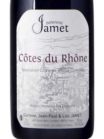 Domaine Jamet Cotes du Rhone Rouge 2020