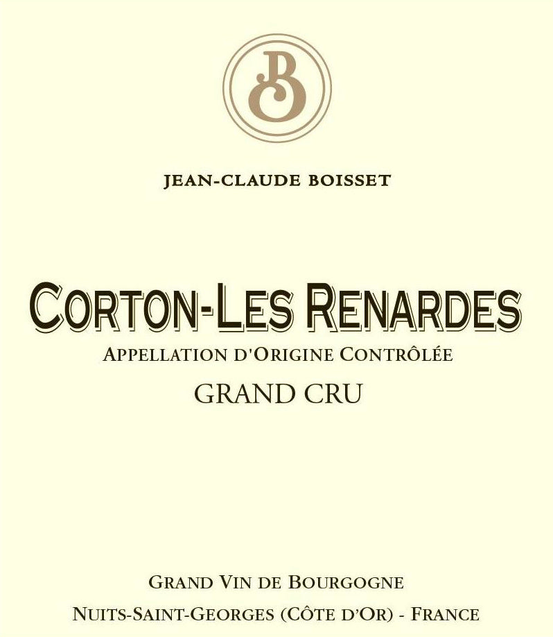 Delarche Corton Les Renardes Grand Cru VV 2020