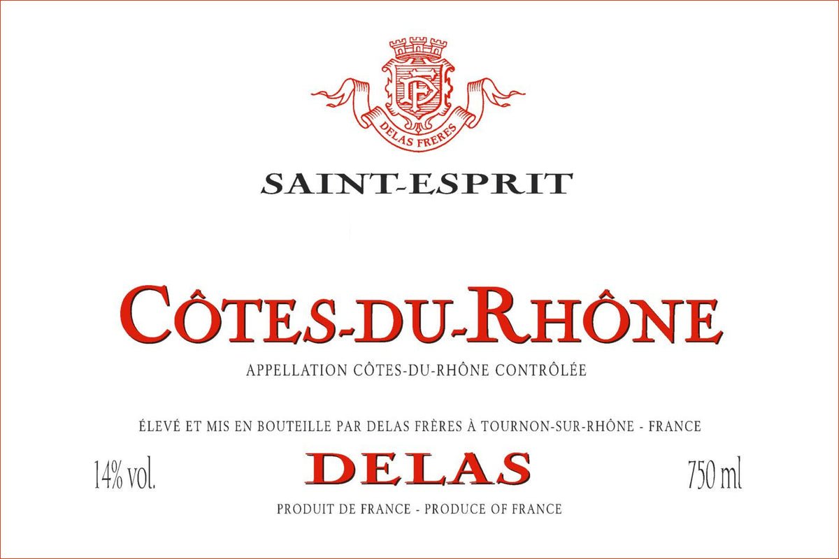 Delas Cotes du Rhone St. Esprit Rouge 2022