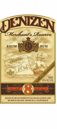 Denizen Merchant Reserve 8 Yr Rum 750mL