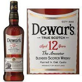 Dewar's Blended 12 Year Scotch 1 Liter