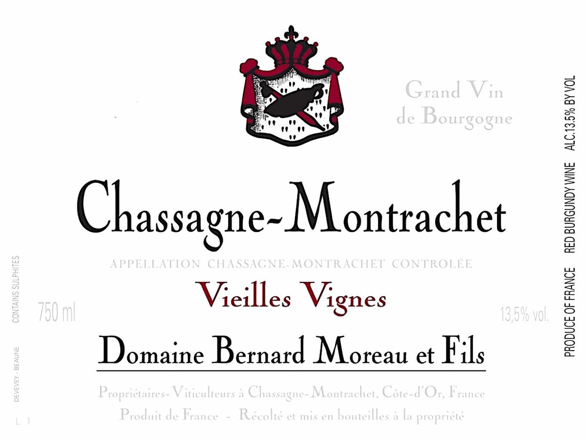 Domaine Bernard Moreau Chassagne-Montrachet VV Rouge 2020