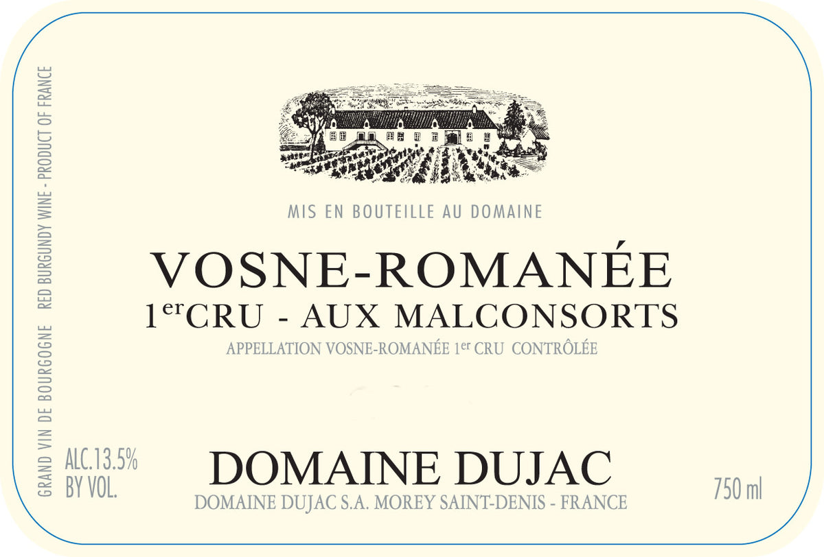 Domaine Dujac Vosne-Romanee 1er Cru Aux Malconsorts 2022