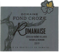 Domaine Fond Croze Villages Vaison-la-Romaine Shyrus 2022