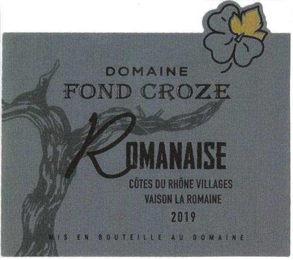 Domaine Fond Croze Villages Vaison-la-Romaine Shyrus 2022