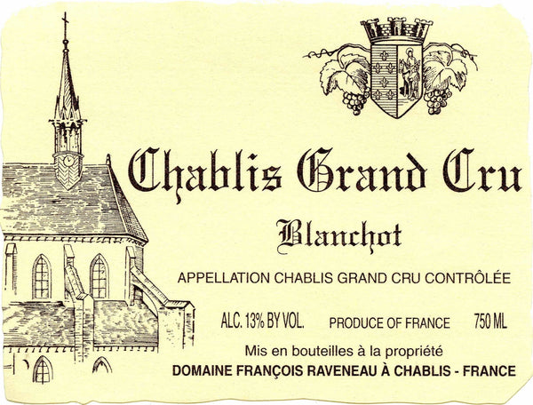 Domaine Francois Raveneau Chablis Valmur Grand Cru 2013