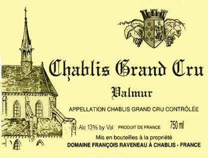 Domaine Francois Raveneau Chablis Valmur Grand Cru 2018