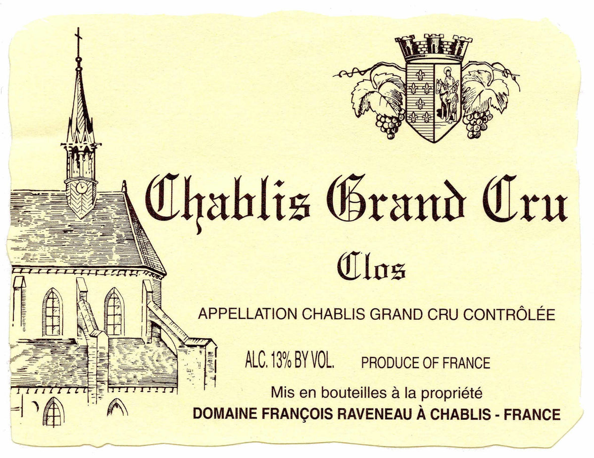 Domaine Francois Raveneau Grand Cru Chablis Les Clos 2019