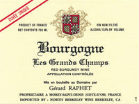 Domaine Gérard Raphet Bourgogne Rouge Les Grands Champs 2023