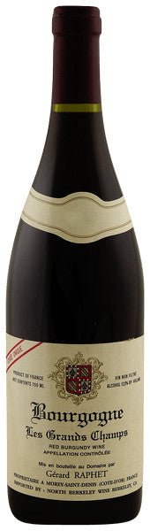 Domaine Gérard Raphet Bourgogne Rouge Les Grands Champs 2023