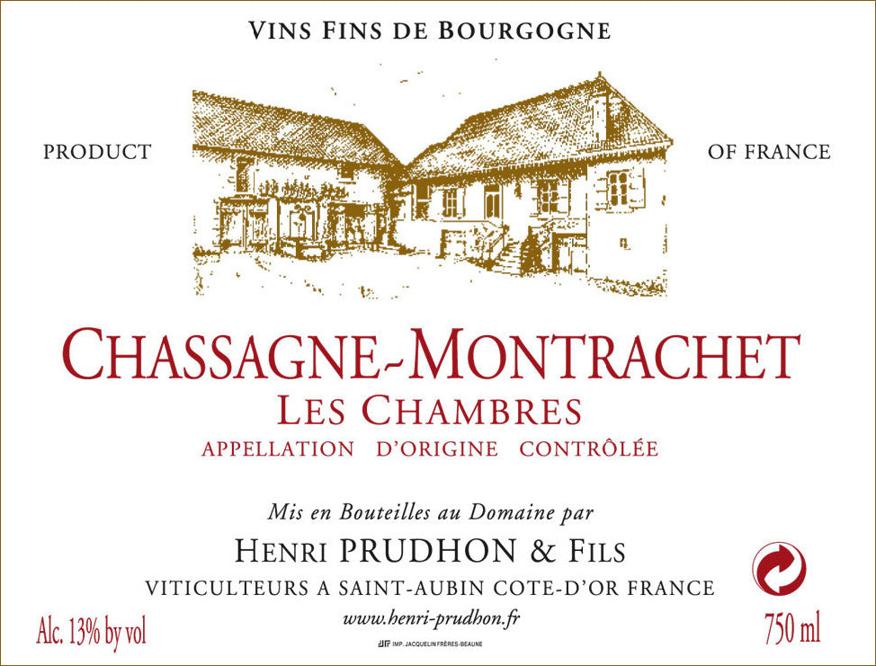 Domaine Henri Prudhon Chassagne-Montrachet Les Chambres 2021
