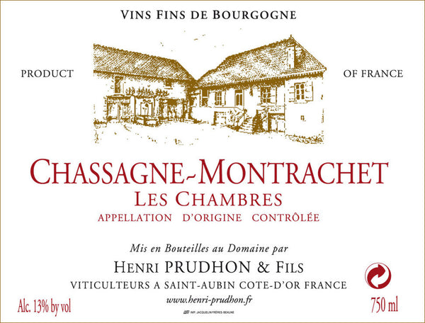 Domaine Henri Prudhon Chassagne-Montrachet Les Chambres 2021