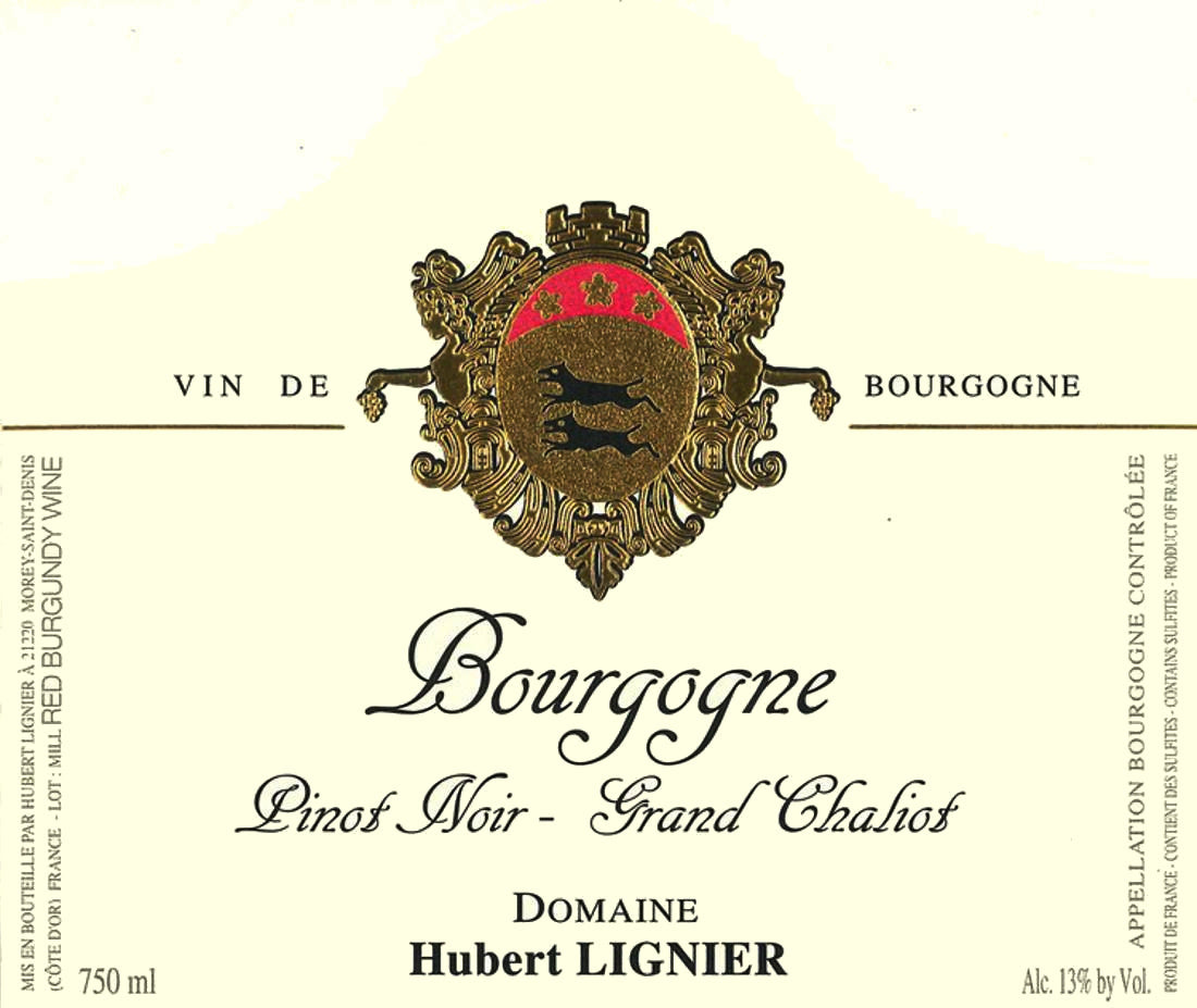 Domaine Hubert Lignier Bourgogne Rouge Grand Chaliot 2022