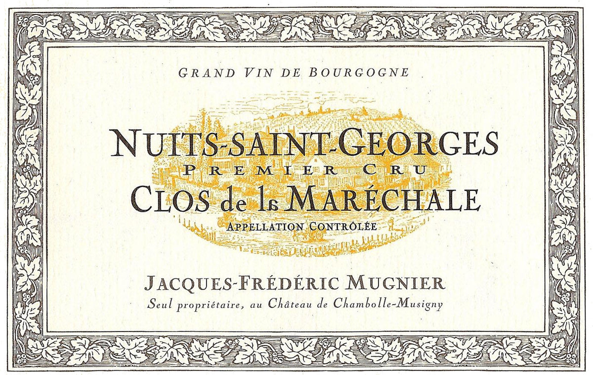 Domaine Jacques-Frederic Mugnier Blanc Clos de la Marechale Nuits-Saint-Georges Premier Cru 2022