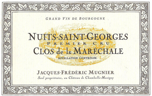 Domaine Jacques-Frederic Mugnier Blanc Clos de la Marechale Nuits-Saint-Georges Premier Cru 2022