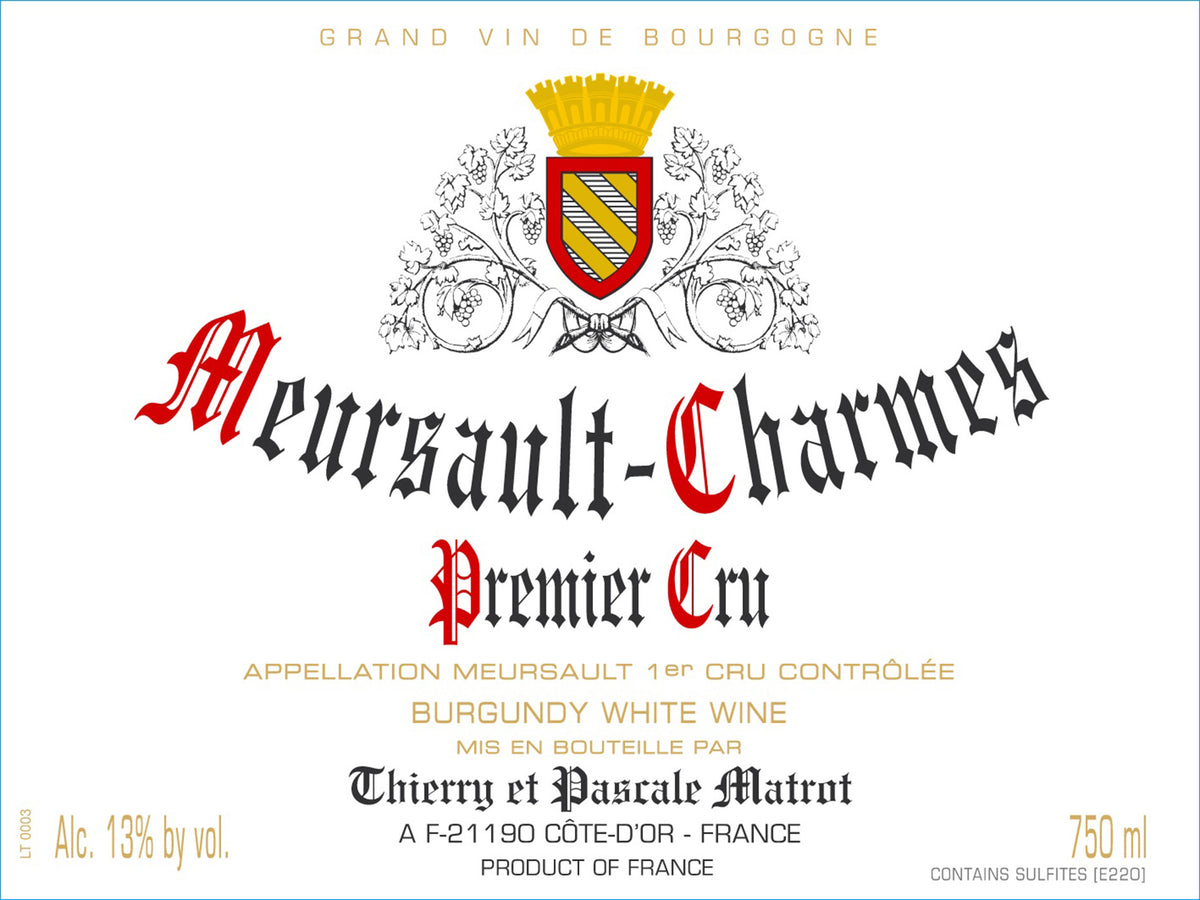 Domaine Matrot Meursault Charmes Premier Cru 2022