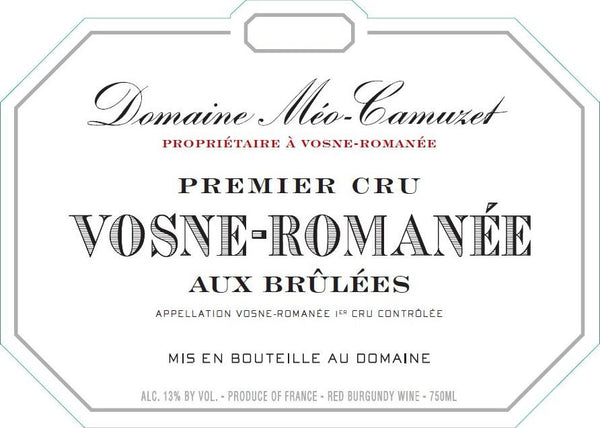 Domaine Meo-Camuzet Vosne-Romanee Aux Brulees Premier Cru 2022