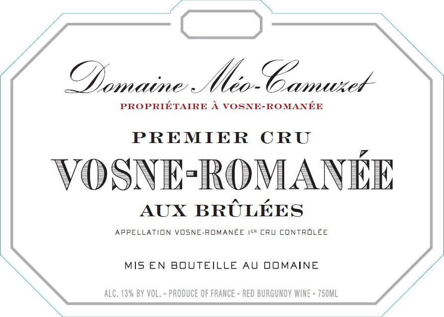 Domaine Meo-Camuzet Vosne-Romanee Les Chaumes Premier Cru 2022