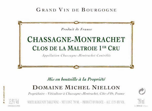 Domaine Moreau Chassagne-Montrachet 1er Cru La Maltroie 2020