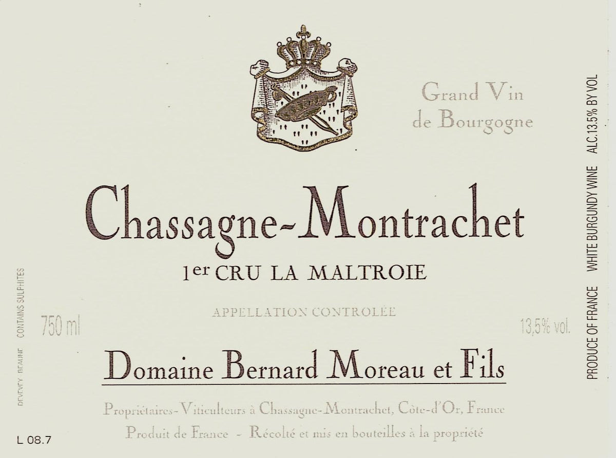 Domaine Moreau Chassagne-Montrachet 1er Cru La Maltroie 2021