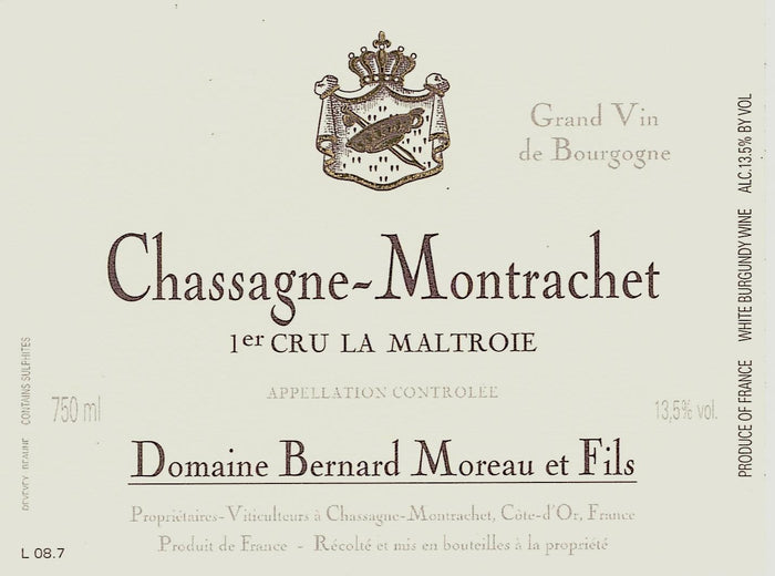 Domaine Moreau Chassagne-Montrachet 1er Cru La Maltroie 2021
