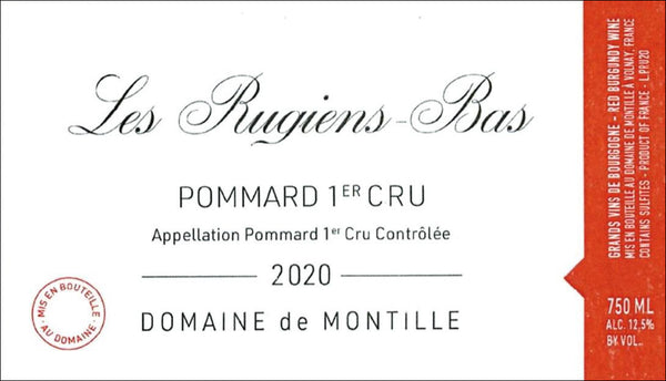 Domaine de Montille Puligny-Montrachet Les Folatieres Premier Cru 2020