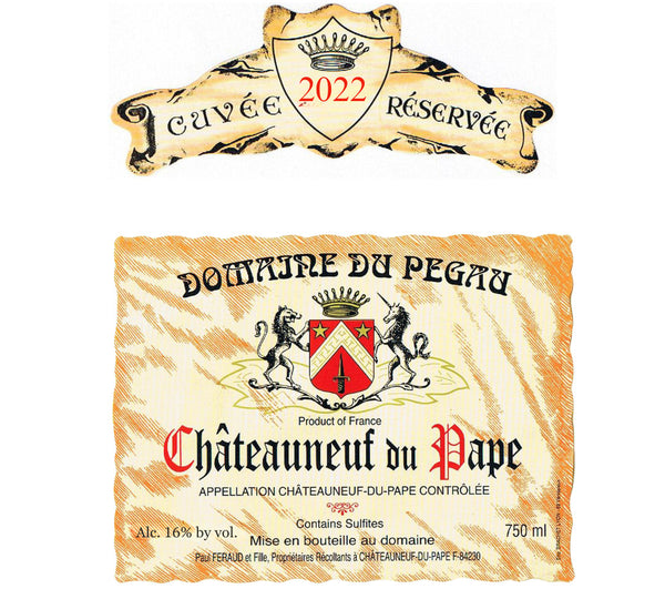 Domaine du Pegau Chateauneuf-du-Pape Cuvee A Tempo Blanc 2022
