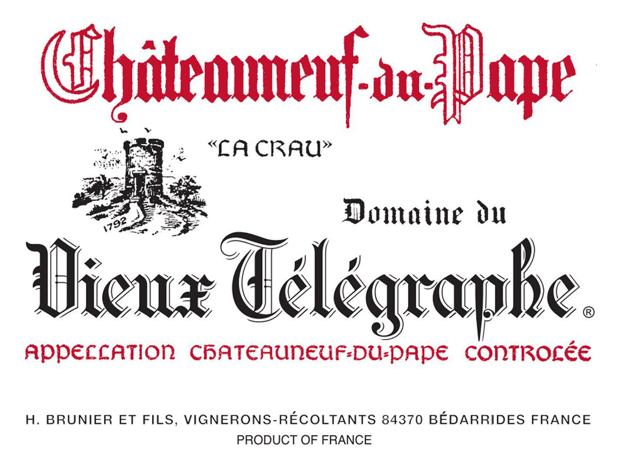 Domaine du Vieux Telegraphe Chateauneuf-du-Pape La Crau 2015