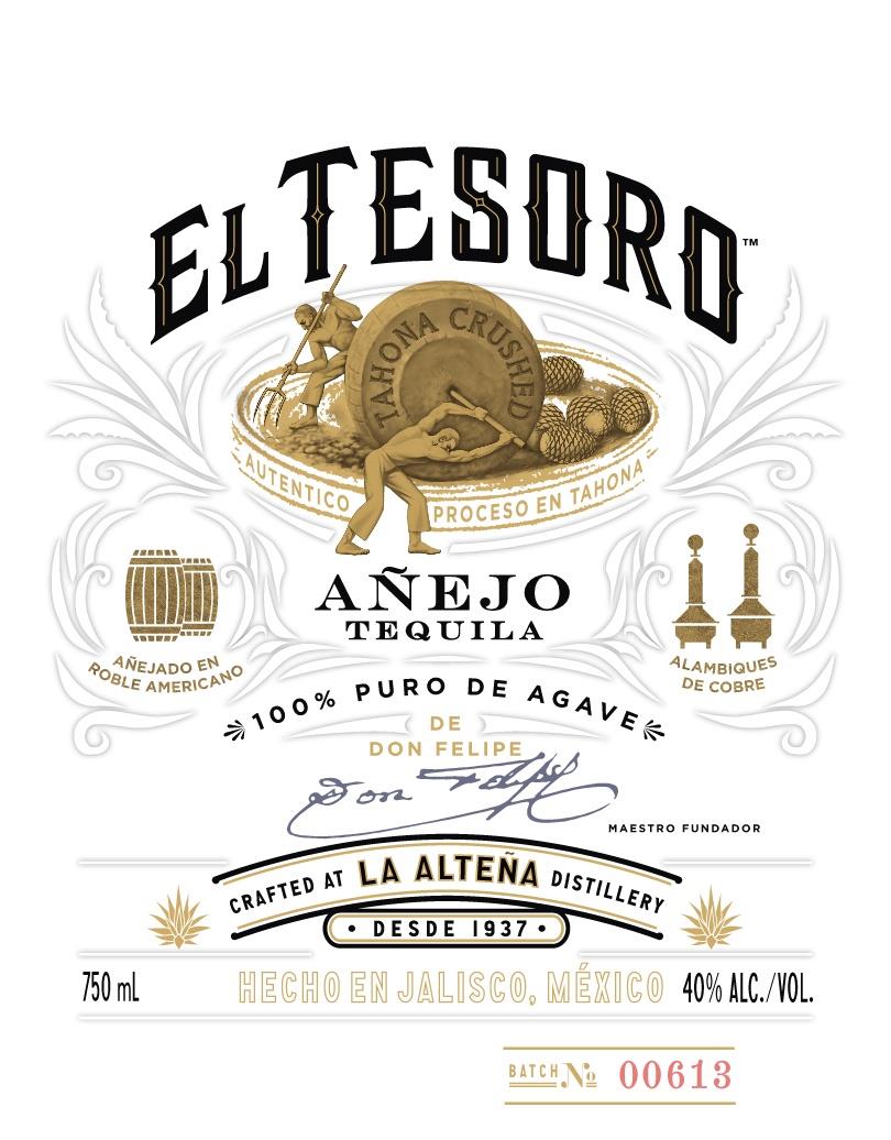 El Tesoro Reposado Tequila 750mL