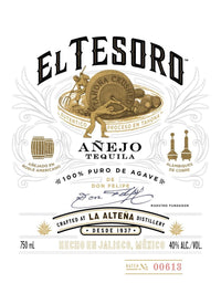 El Tesoro Reposado Tequila 750mL