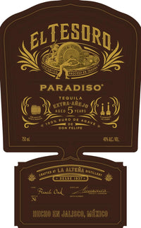 El Tesoro Tequila Anejo 80 Proof