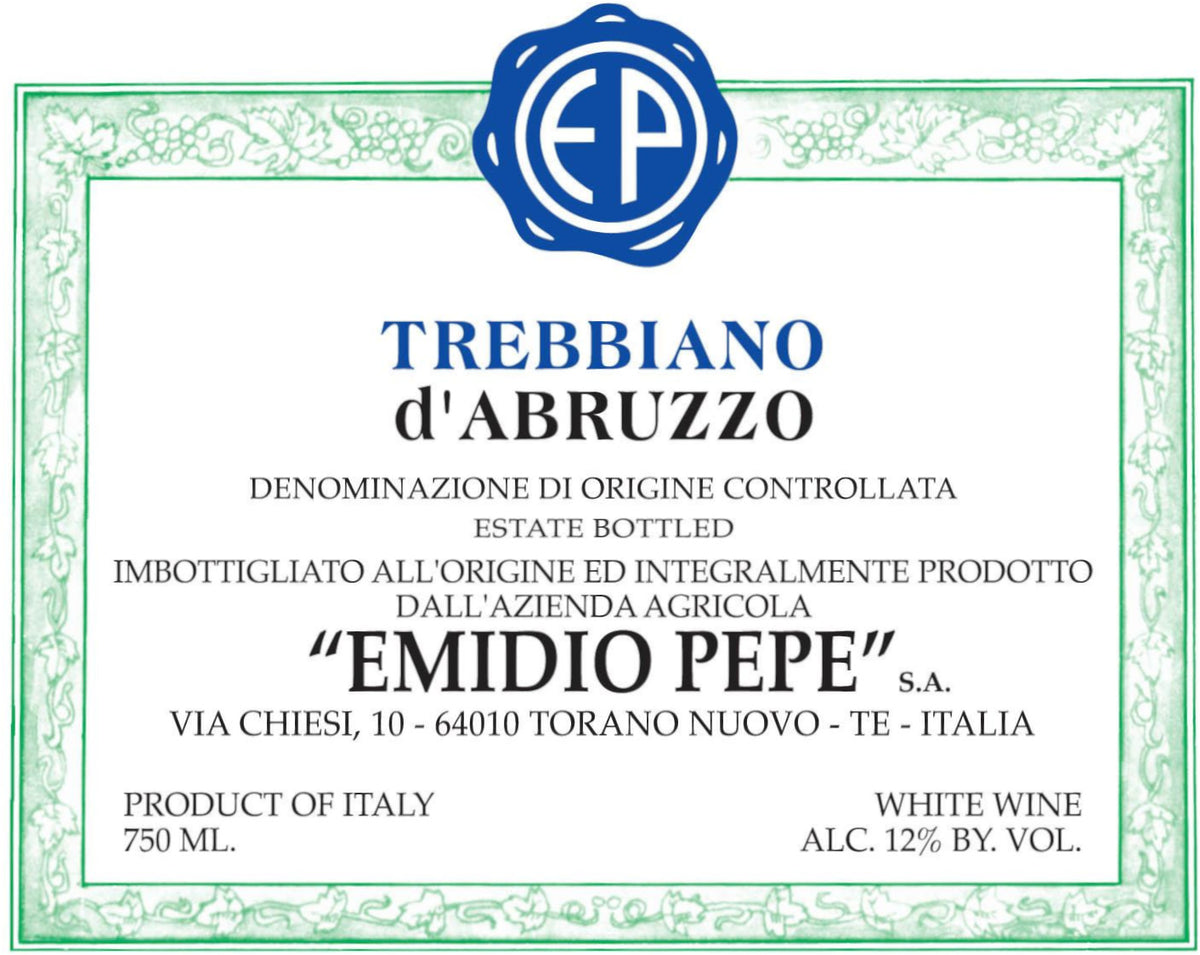 Emidio Pepe Trebbiano d'Abruzzo 2021
