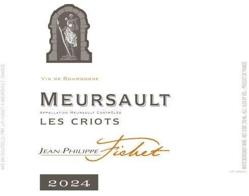 Jean Philippe Fichet Meursault Les Criots 2024