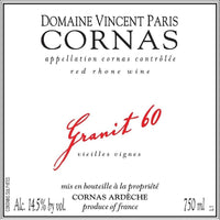Domaine Vincent Paris Cornas Granit 60 2022