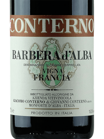 Giacomo Conterno Barbera d'Alba Vigna Francia 2020