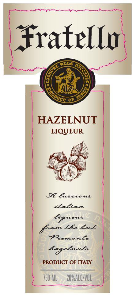 Fratello Hazelnut Liqueur 700mL Bottle